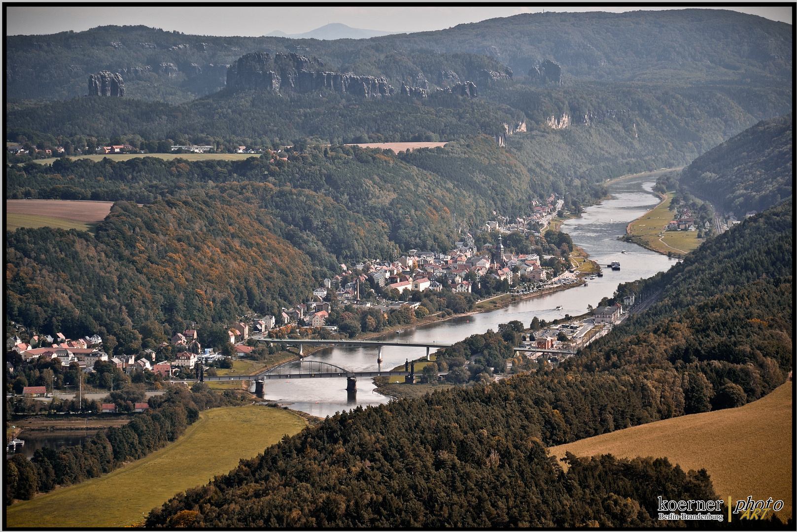 Blick auf Bad Schandau