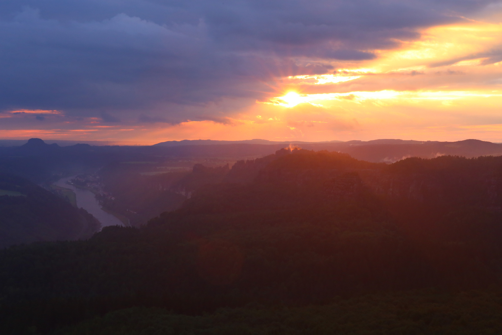 Blick auf Bad Schandau