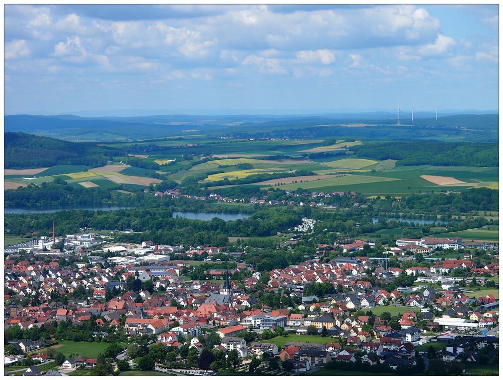 Blick auf Bad Staffelstein