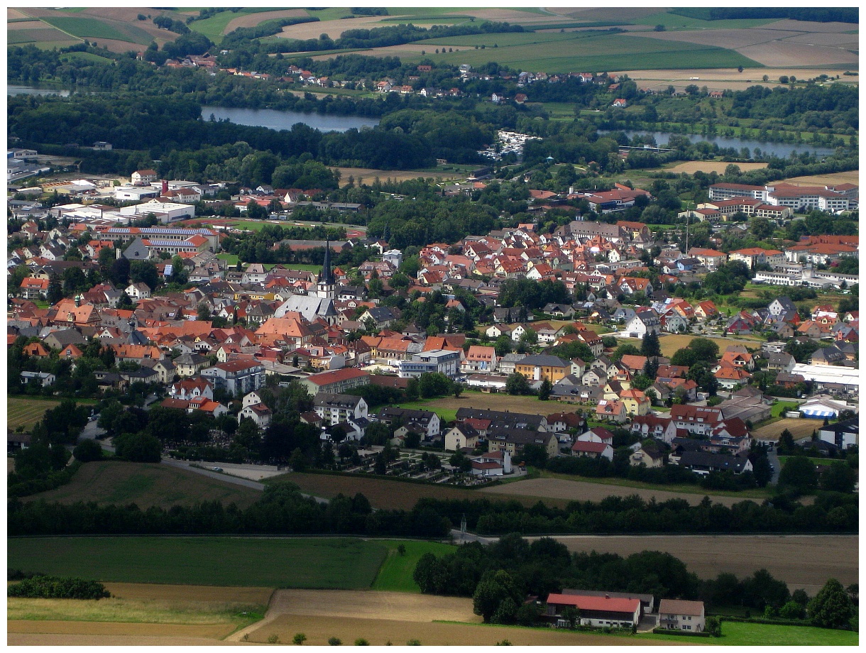 Blick auf Bad Staffelstein