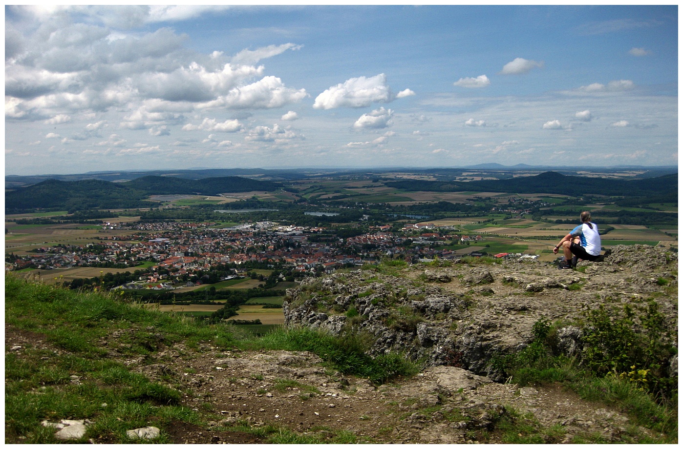 Blick auf Bad Staffelstein