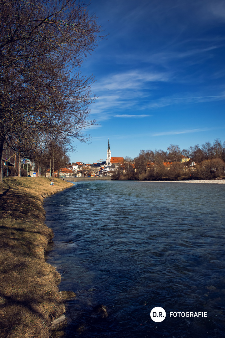 Blick auf Bad Tölz