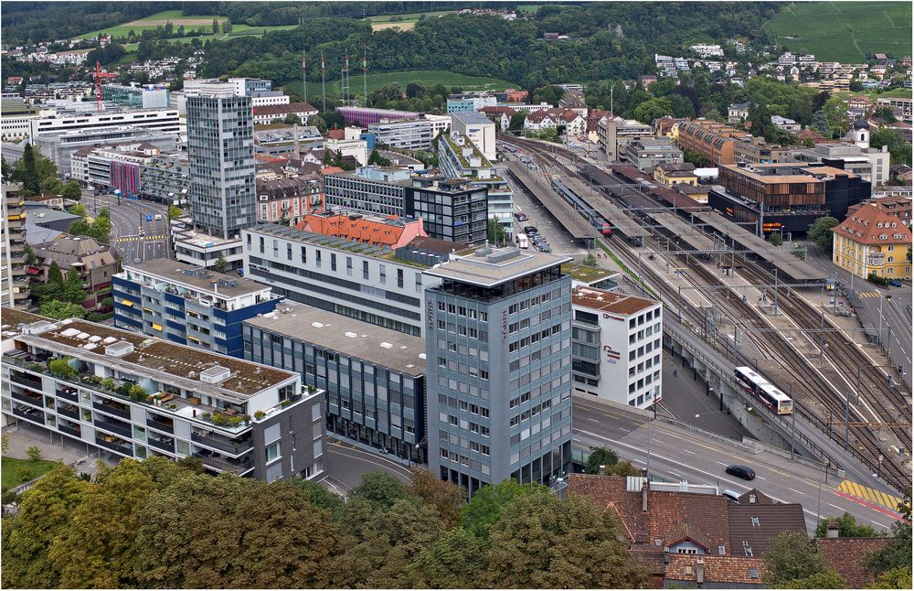 Blick auf Baden