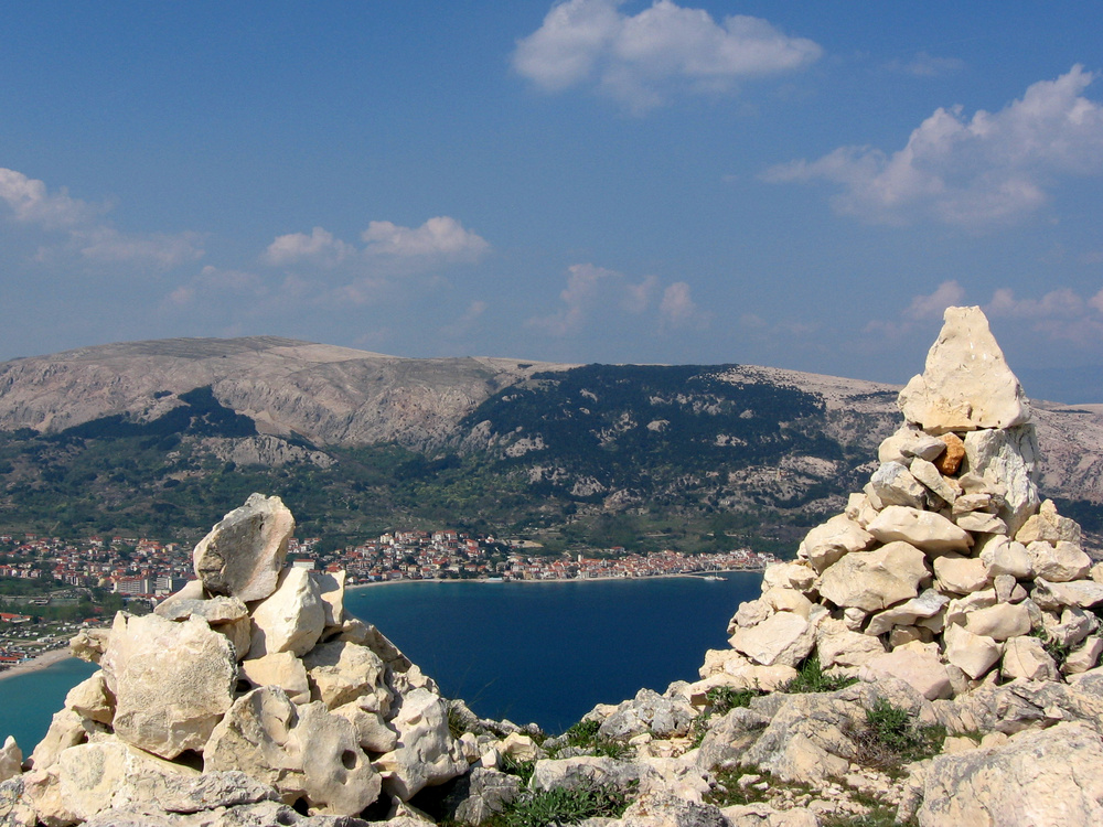 Blick auf Baška