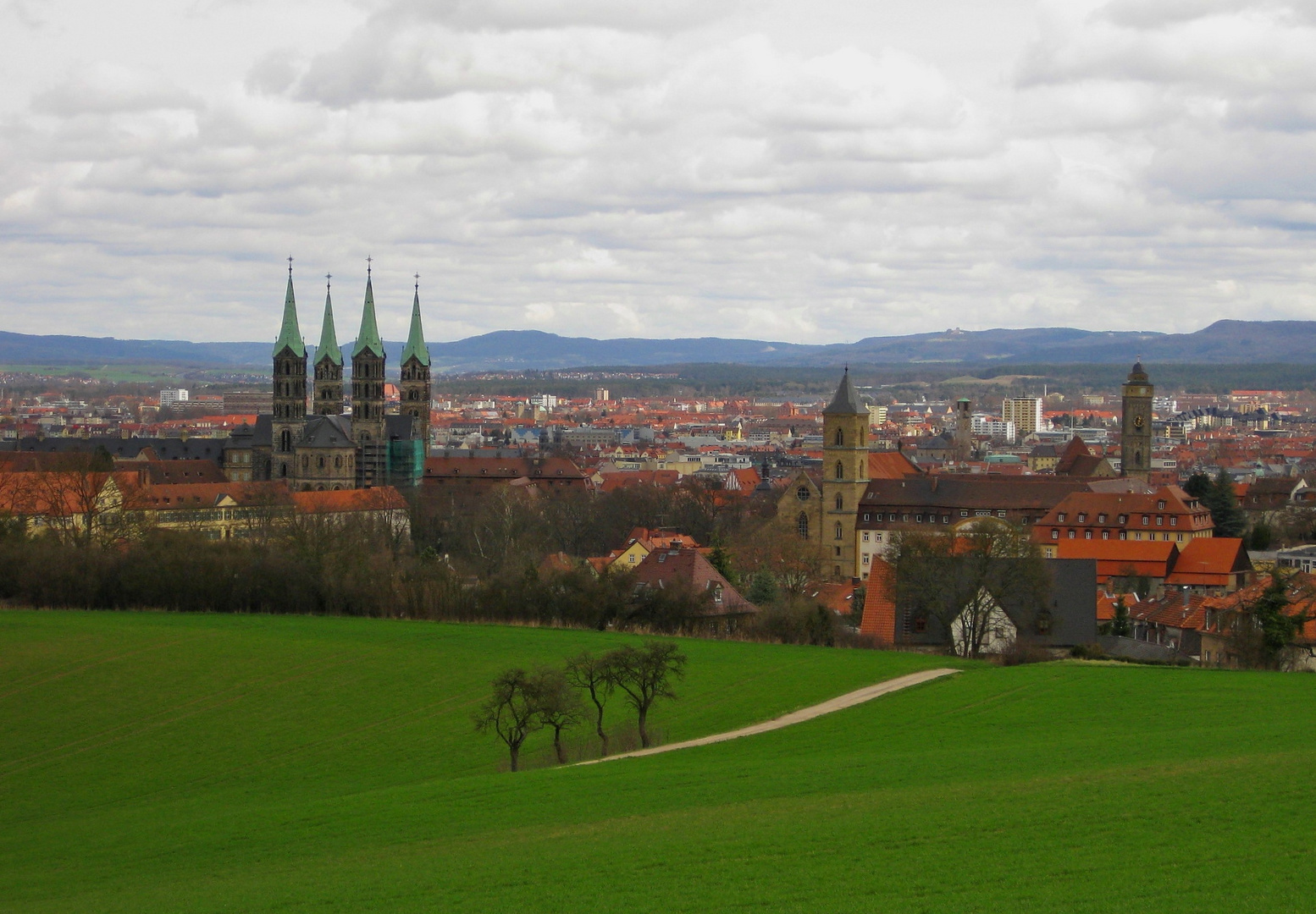 Blick auf Bamberg