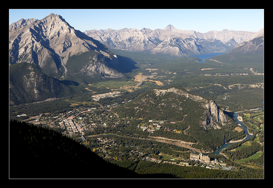 Blick auf Banff