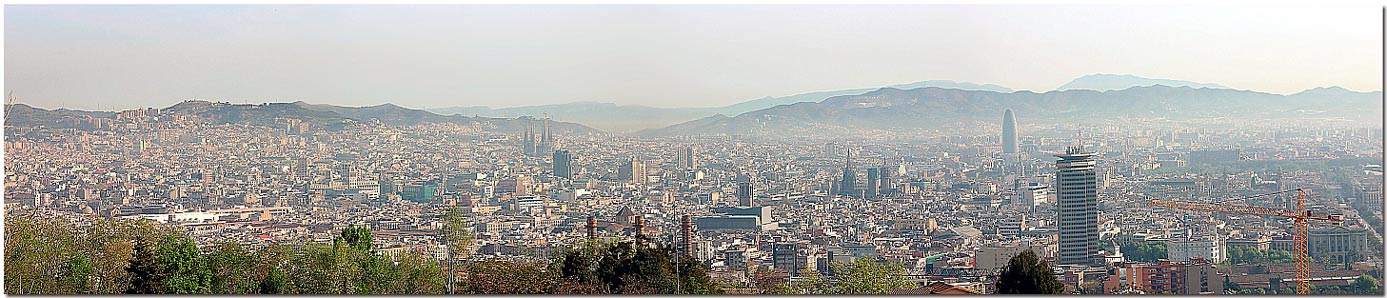 Blick auf Barcelona