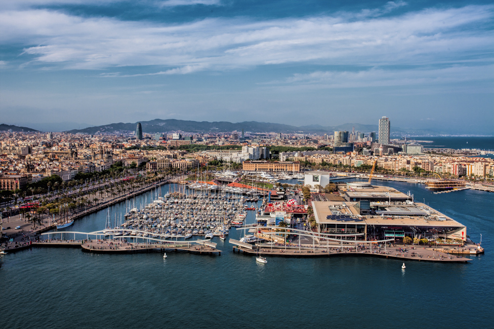 Blick auf Barcelona