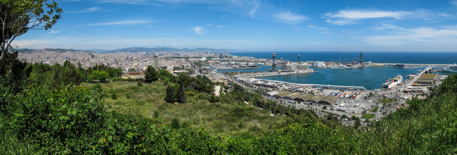 Blick auf Barcelona