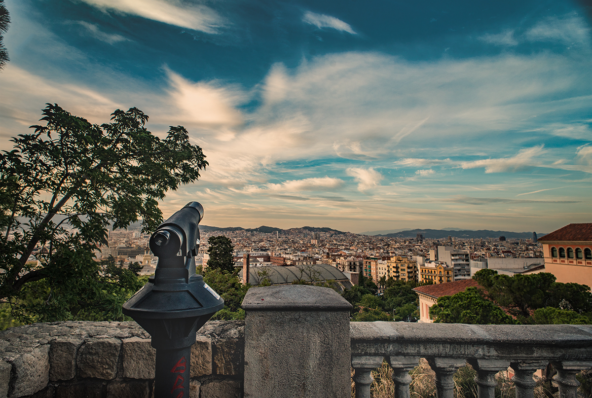 Blick auf Barcelona