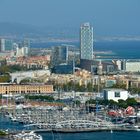 Blick auf Barcelona vom Montjuic