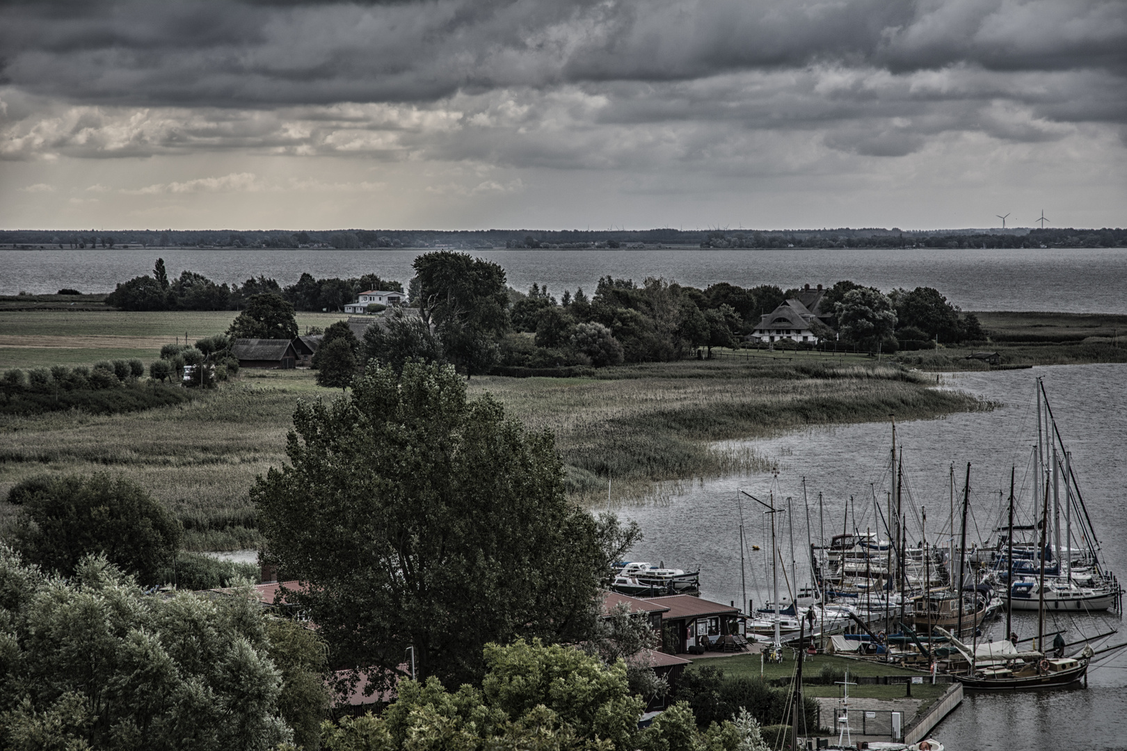 Blick auf Barnstorf von Wustrow