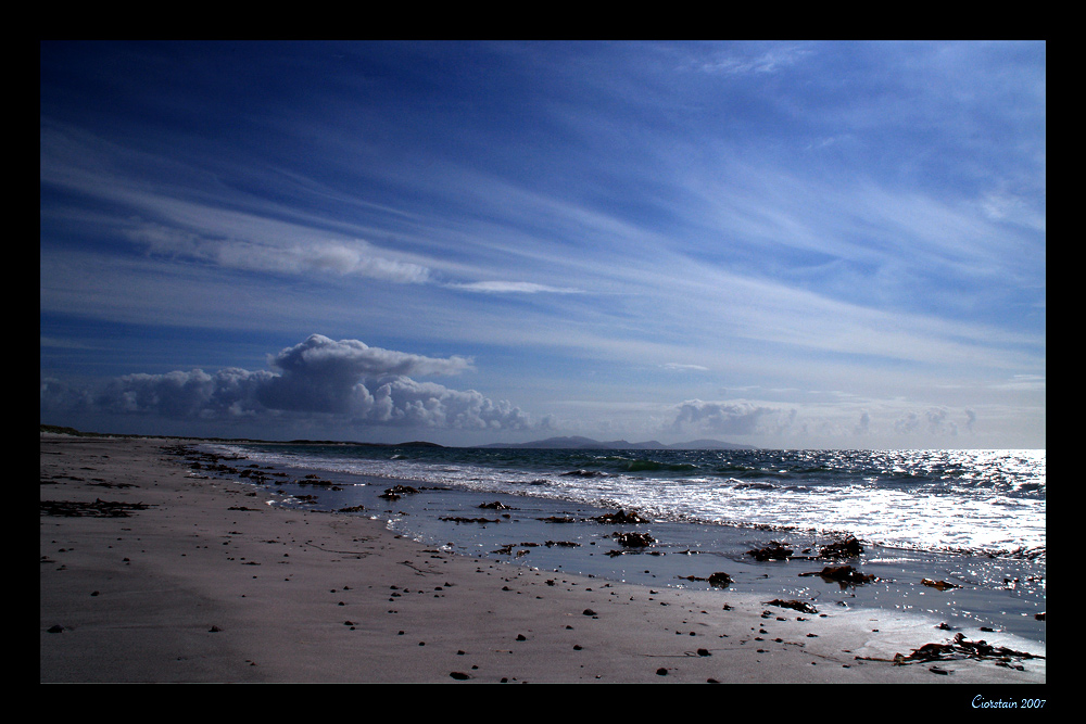 Blick auf Barra - von Süd Uist