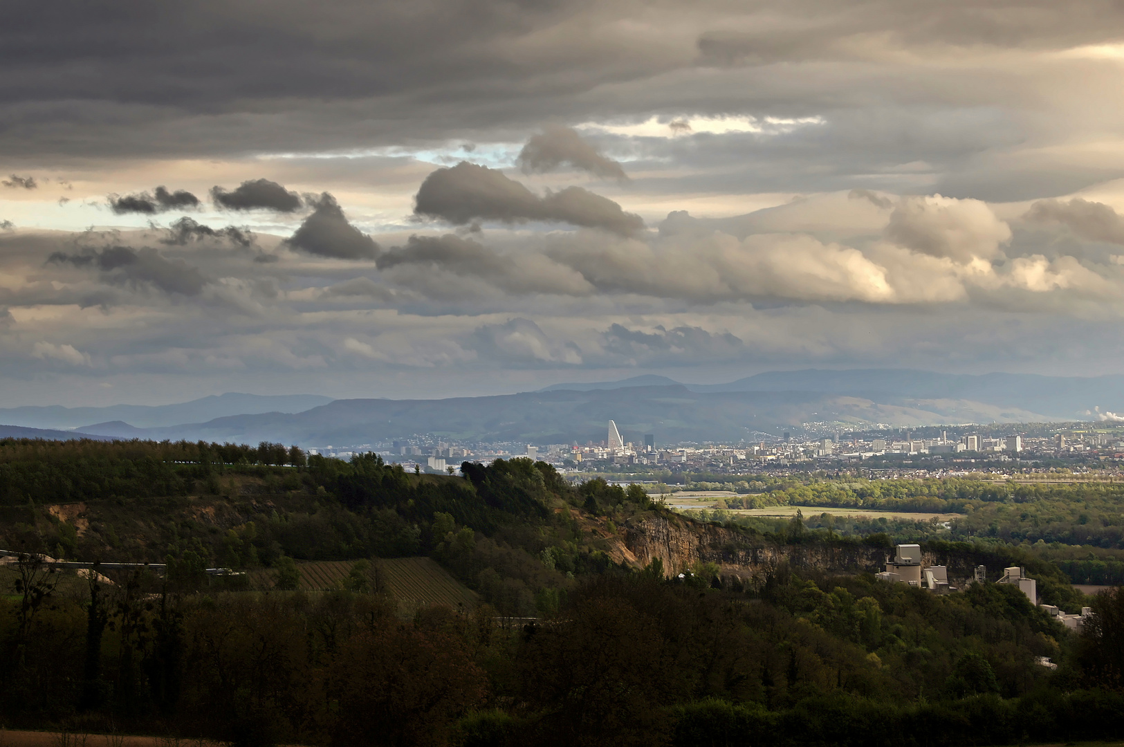 Blick auf Basel