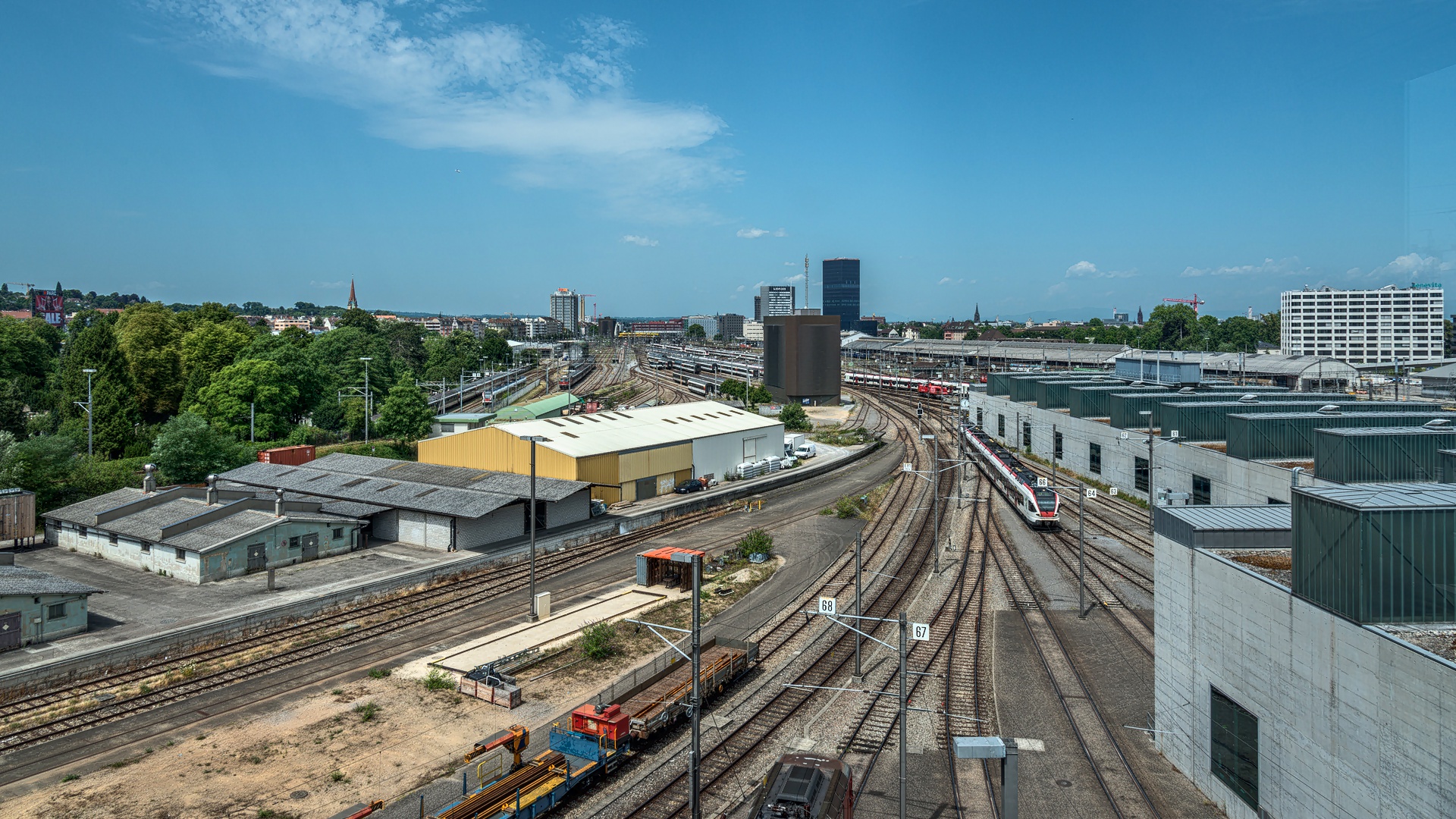 Blick auf Basel (CH)