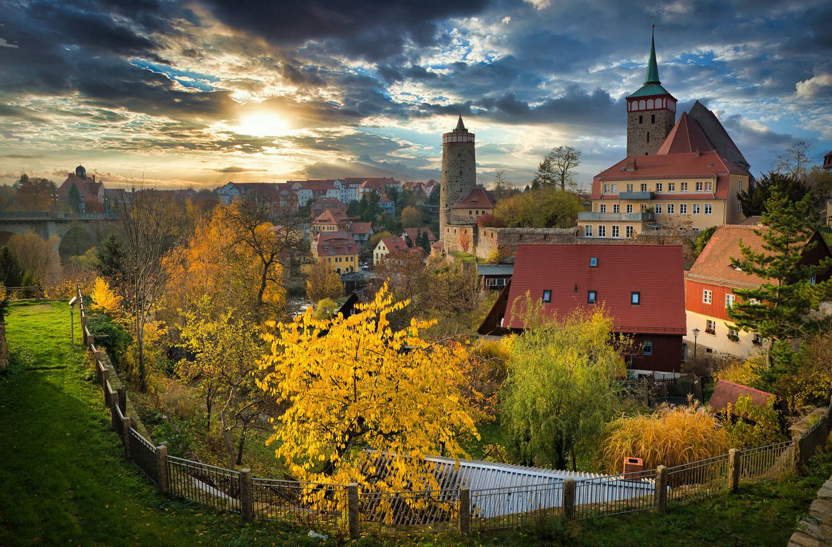 Blick auf Bautzen