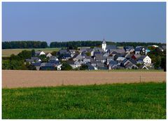 Blick auf Bell bei Kastellaun im Hunsrück