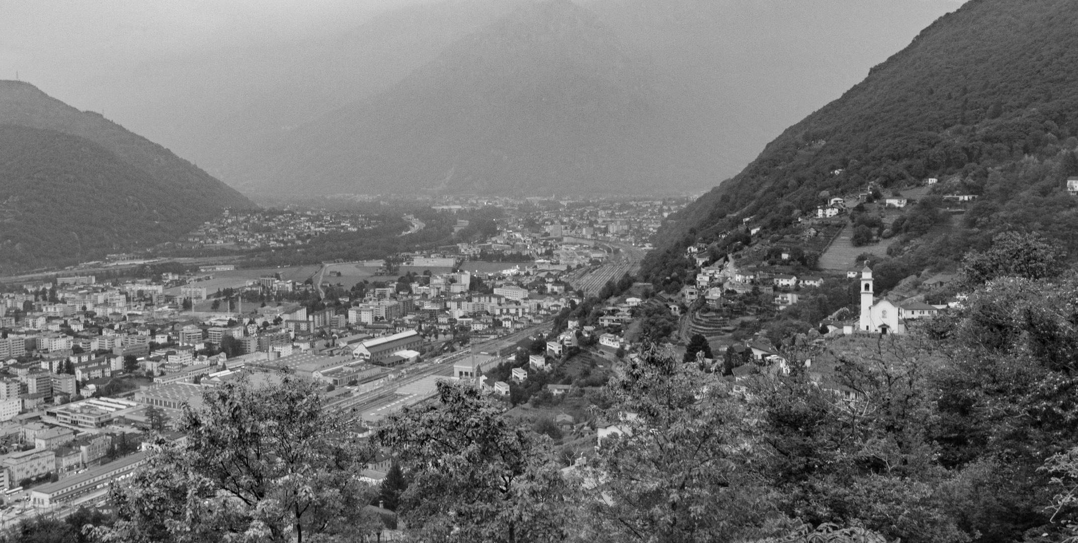 Blick auf Bellinzona