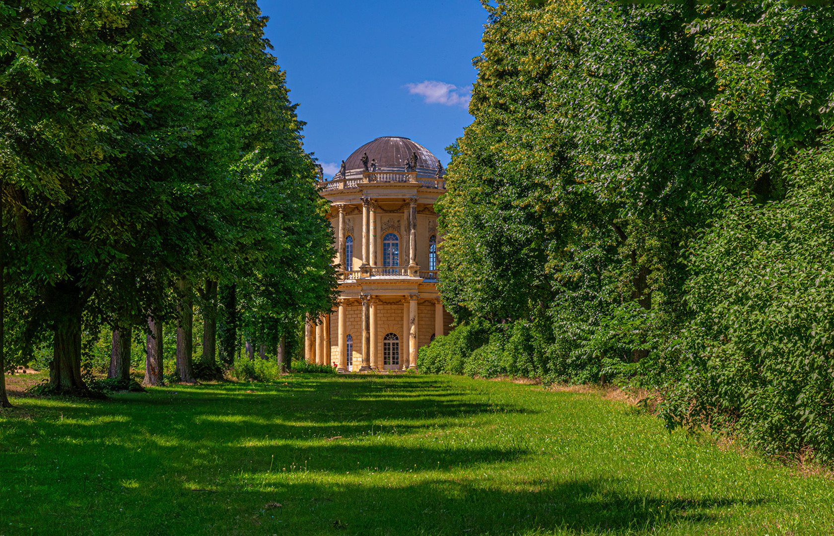 Blick auf Belvedere Klausberg