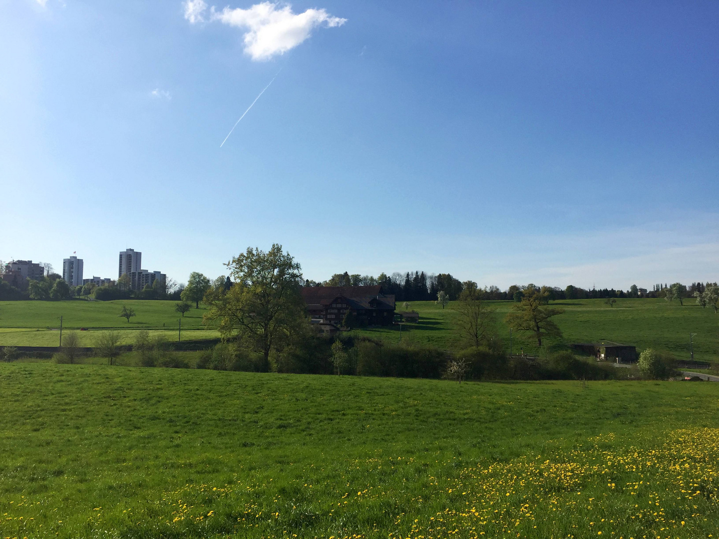 Blick auf Benziwil