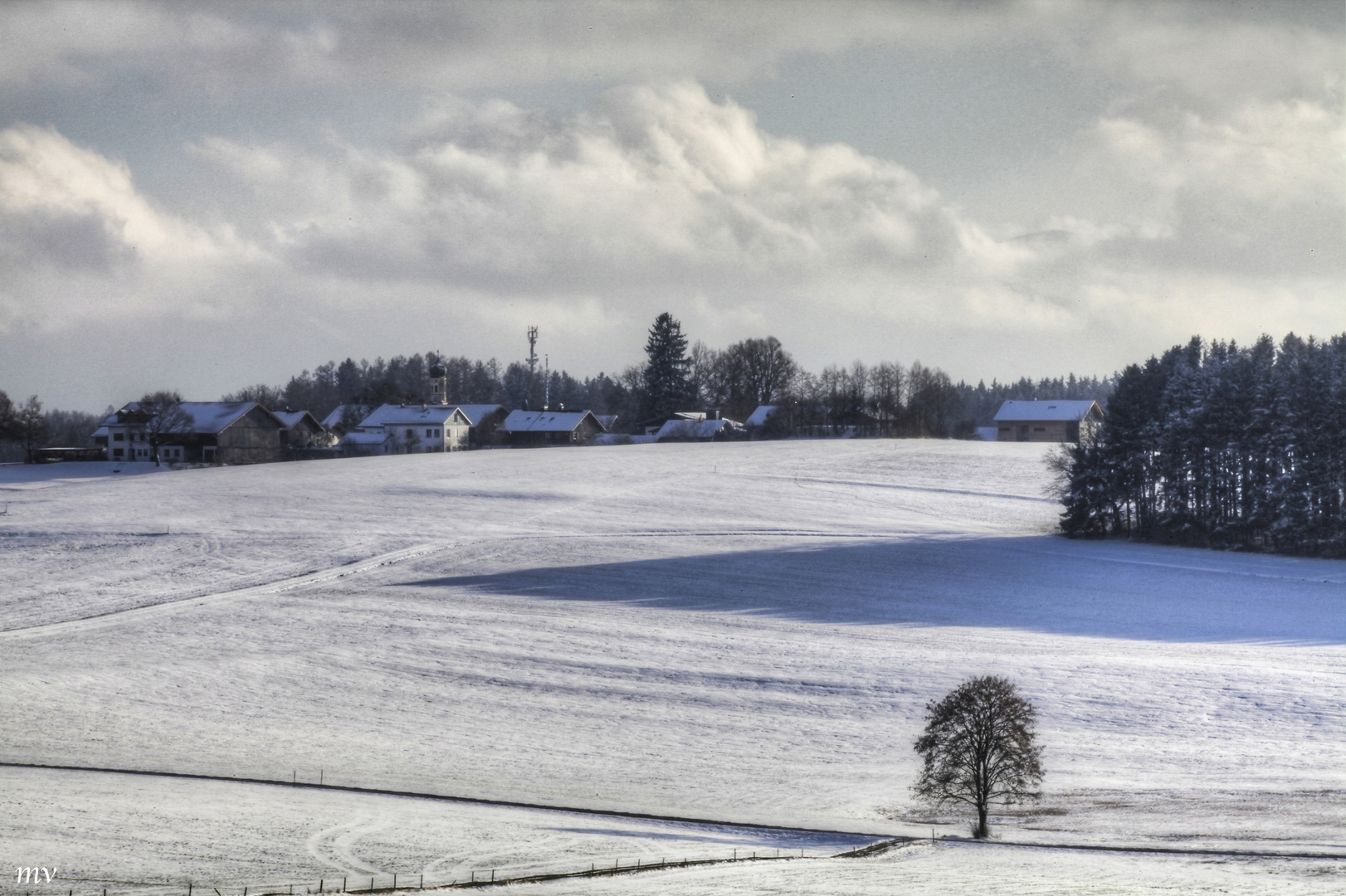 Blick auf Berg