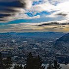 Blick auf Bergen