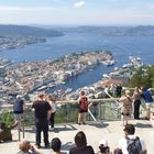 Blick auf Bergen