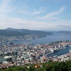 Blick auf Bergen