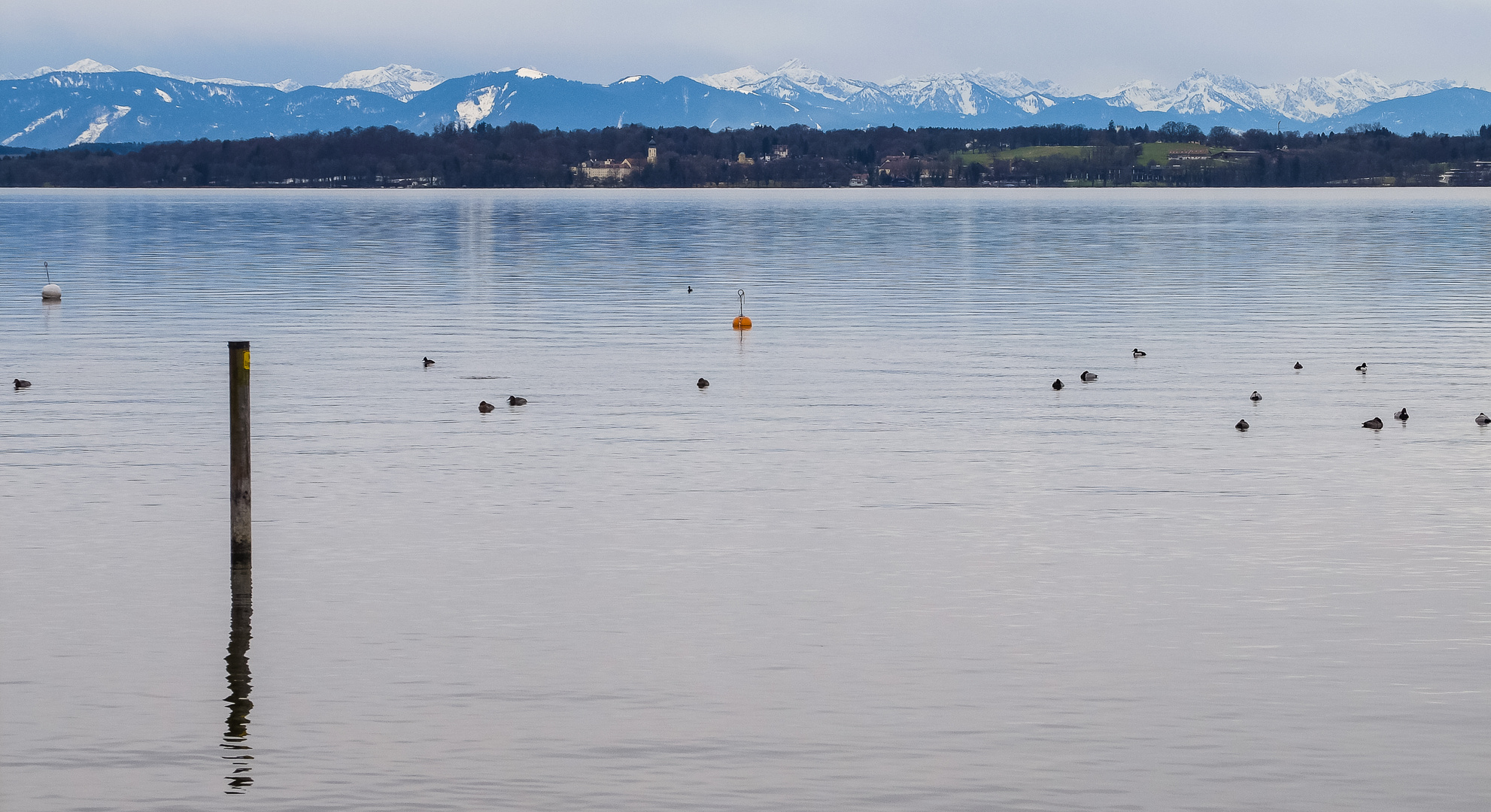 Blick auf Bernried