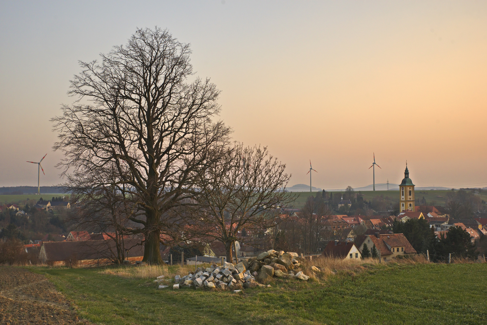 Blick auf Bernstadt