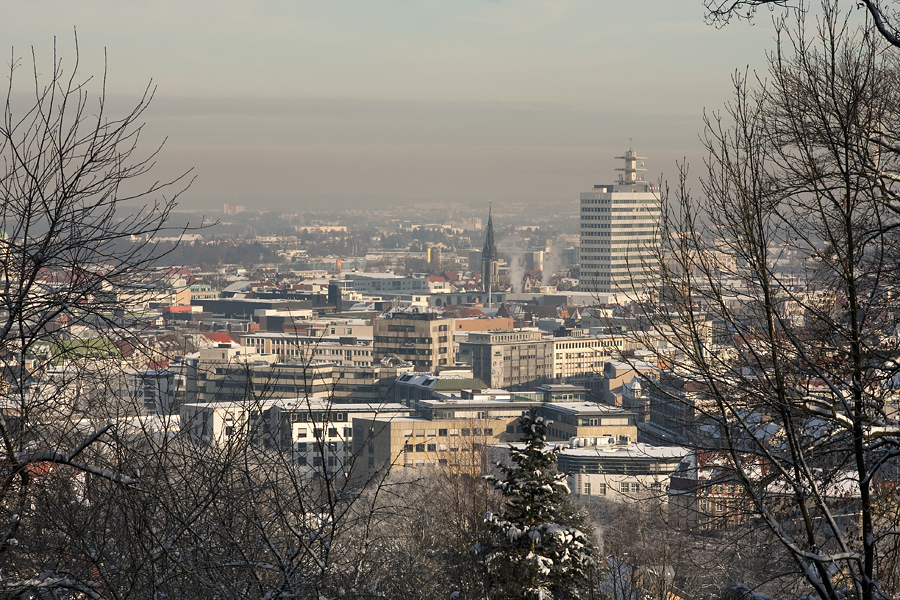 Blick auf Bielefeld ...