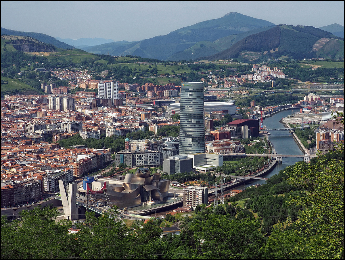 Blick auf Bilbao