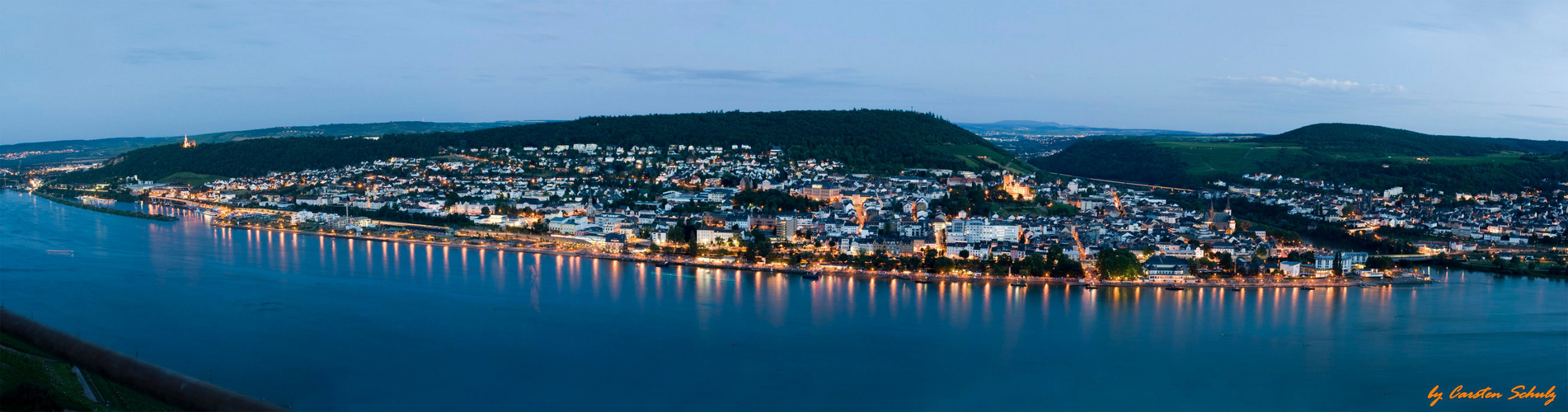 Blick auf Bingen am Rhein