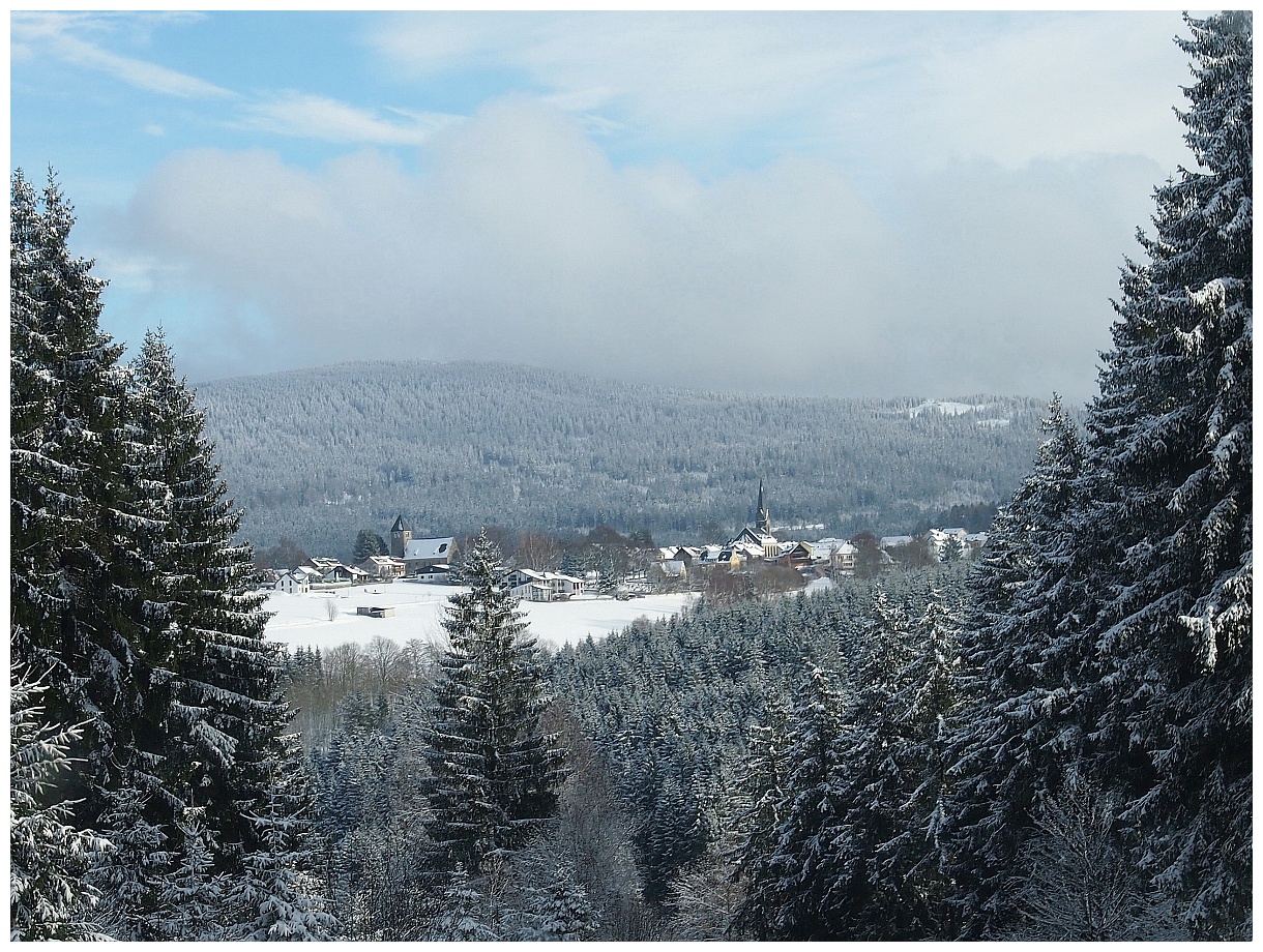 Blick auf Bischofsgrün