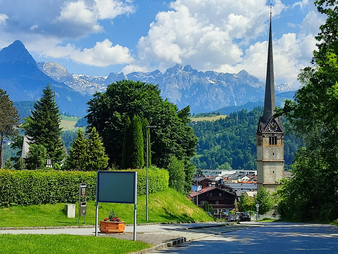 Blick auf Bischofshofen