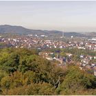 Blick auf Blankenburg/Harz vom Großvaterfelsen aus