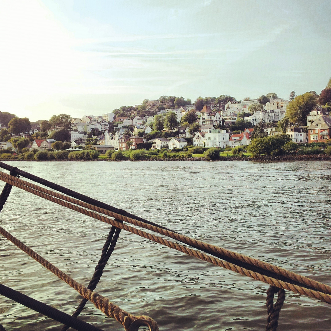 Blick auf Blankenese