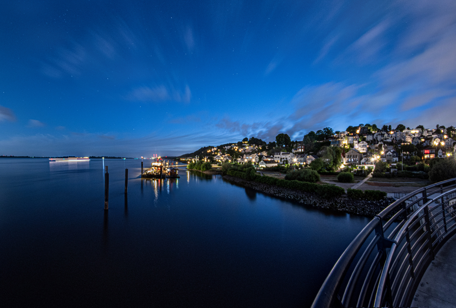 Blick auf Blankenese