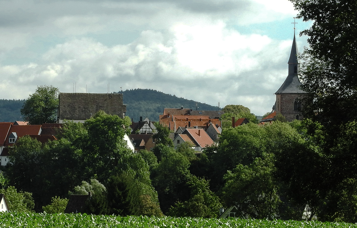 Blick auf Blomberg