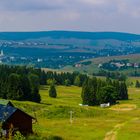 Blick auf Bömisch Wiesenthal und Oberwiesenthal