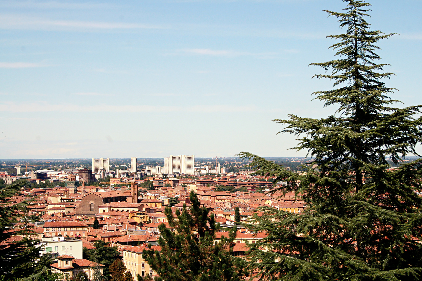 Blick auf Bologna