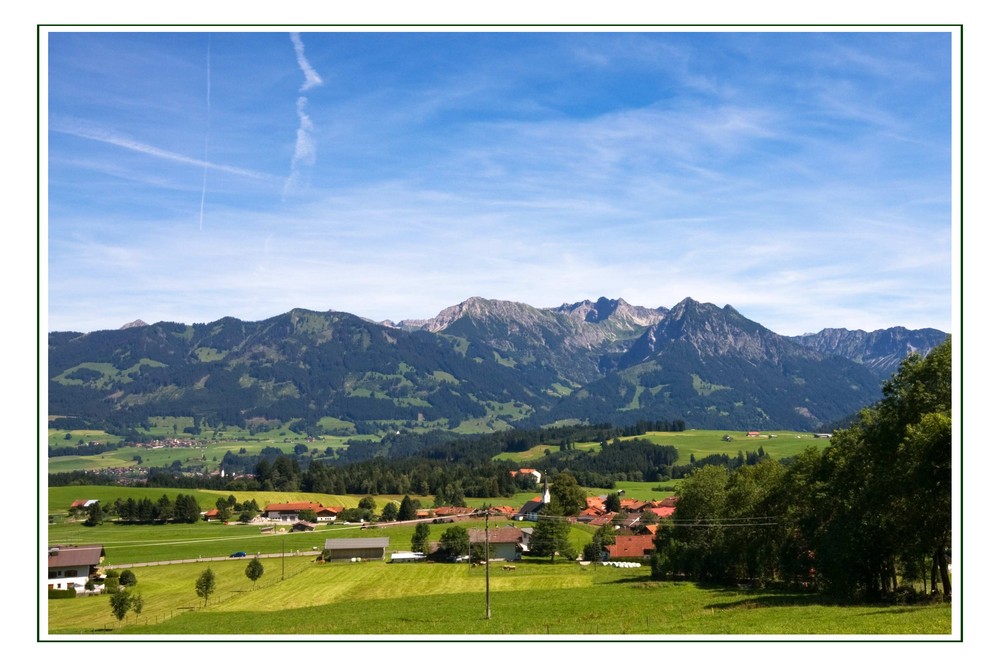 Blick auf Bolsterlang