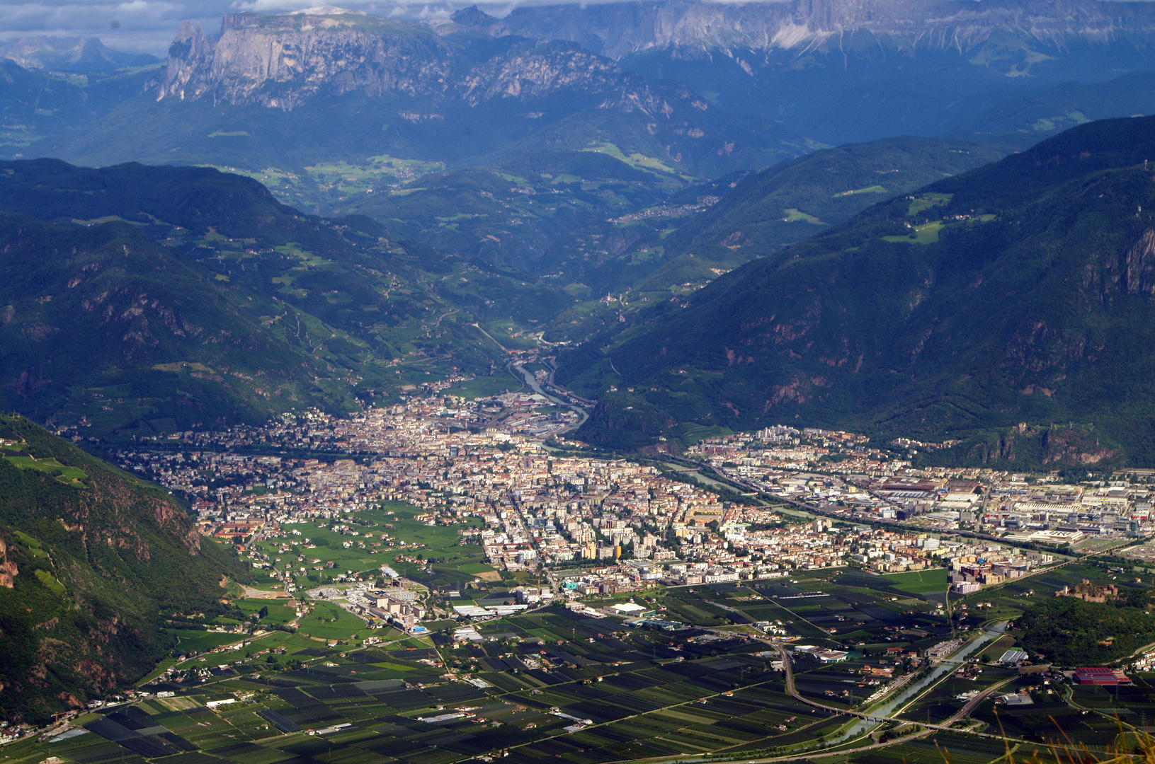 Blick auf Bozen