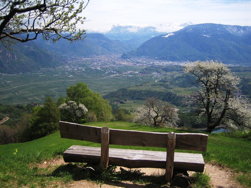 Blick auf Bozen