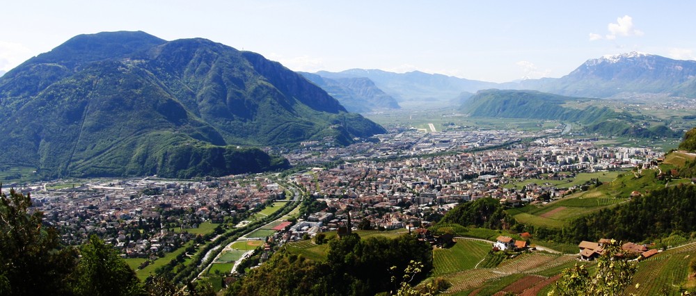 Blick auf Bozen