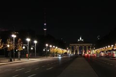 Blick auf Brandenburger Tor und Fernsehturm