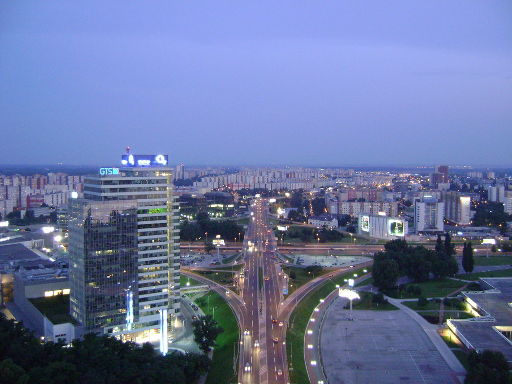 Blick auf Bratislava-Petržalka - View on Petržalka