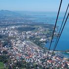 Blick auf Bregenz und den Bodensee…