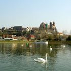 Blick auf Breisach am Rhein.