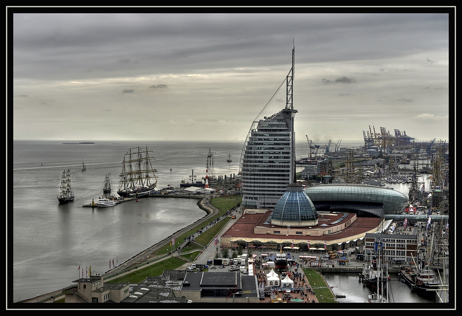 Blick auf Bremerhaven